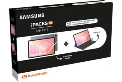 Tablette Android SAMSUNG Pack Galaxy Tab S11 128Go Gray+bookcover