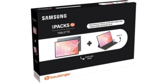 Tablette Android SAMSUNG Pack GalaxyTab S11Ultra 256GoGray+BookCo