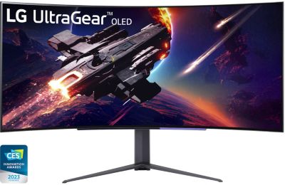 Ecran PC Gamer LG ULTRAGEAR 45GR95QE-B Incurvé 45 OLED