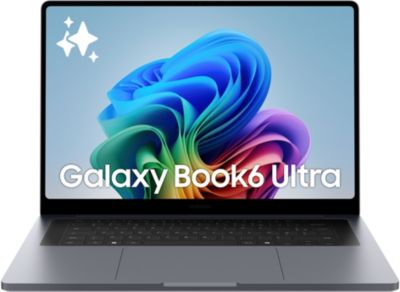 Ordinateur portable SAMSUNG Galaxy Book6 Ultra AI 16" Tactile - Intel Core Ultra 7 - Nvidia RTX 5060 - 32 Go RAM - SSD 1 To