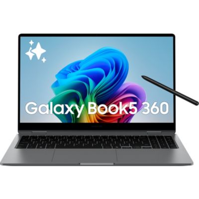 Location Ordinateur portable SAMSUNG GB5 360 15,6 Tactile OLED Ultra 5 226V 16 Go RAM LPDDR5x SSD 512 Go stylet inclus Copilot+PC