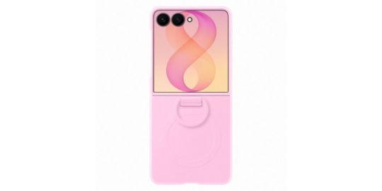 Coque SAMSUNG Flip 8 Silicone anneau magnétique Violet