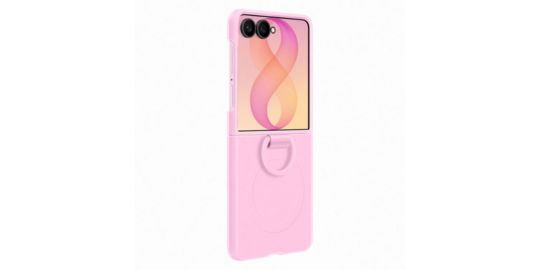 Coque SAMSUNG Flip 8 Silicone anneau magnétique Violet
