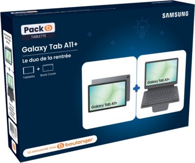 Tablette Android SAMSUNG Pack Galaxy Tab A11+ 128Go / Bookcover