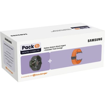 Location Montre connectée SAMSUNG Pack Galaxy Watch Ultra 2 + Bracelet Orange