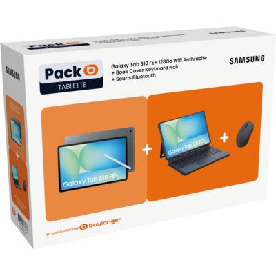 Location Tablette Android SAMSUNG Pack Galaxy Tab S10 FE+/Etui Clavi/Souri