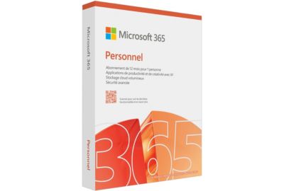 Logiciel de bureautique MICROSOFT 365 Personnel 12 mois 2025