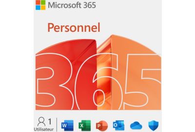 Logiciel de bureautique MICROSOFT 365 Personnel 12 mois 2025