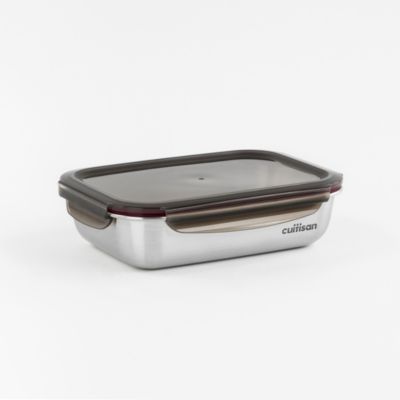 Boîte hermétique CUITISAN de conservation inox rectangle 1900ml