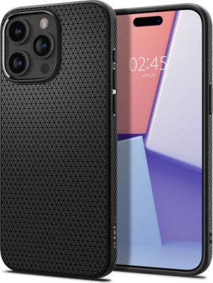 Coque SPIGEN pour Apple iPhone 15 Pro - Matte Black