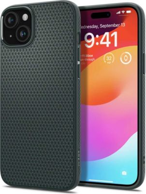 Coque SPIGEN pour Apple iPhone 15 - Abyss Green