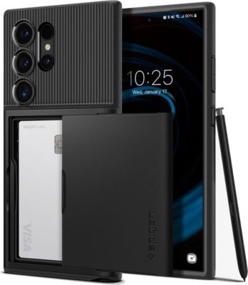Coque SPIGEN pour Samsung Galaxy S24 Ultra - Noir