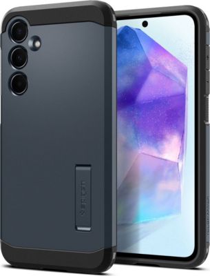 Coque SPIGEN pour Samsung Galaxy A55 - Metal Slate
