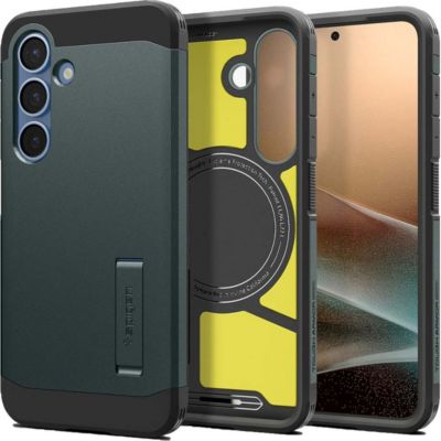 Coque SPIGEN pour Samsung Galaxy S25 - Abyss Green