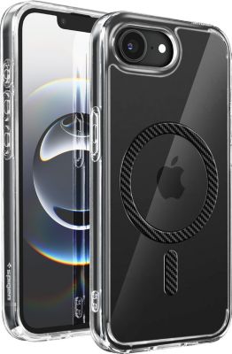 Coque SPIGEN MagSafe Antichoc iPhone 16e Noir