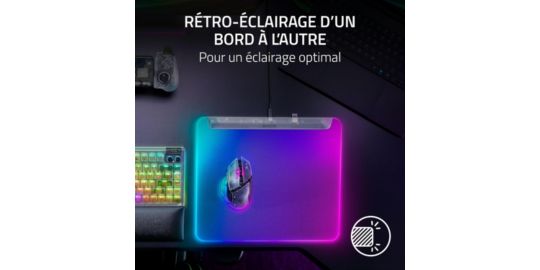 Tapis de souris RAZER FIREFLY V2 PRO PHANTOM WHITE ED