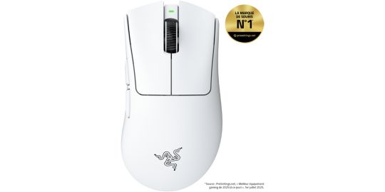 Souris Gamer Sans Fil RAZER DEATHADDER V4 PRO BLANC