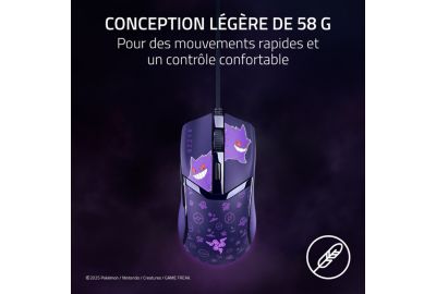 Souris Gamer Filaire RAZER COBRA POKEMON GENGAR ED