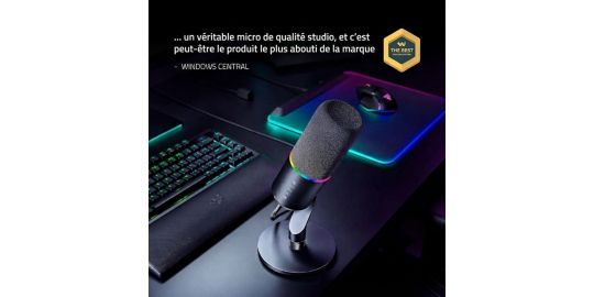 Micro Gamer RAZER SEIREN V3 PRO NOIR