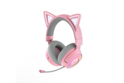 Casque gamer RAZER KRAKEN KITTY V3 PRO QUARTZ