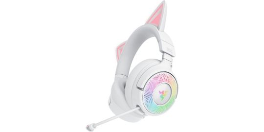 Casque gamer RAZER KRAKEN KITTY V3 PRO BLANC