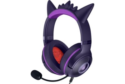 Casque gamer RAZER KRAKEN KITTY V2 ÉDITION POKÉMON GENGAR