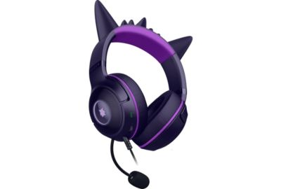 Casque gamer RAZER KRAKEN KITTY V2 ÉDITION POKÉMON GENGAR