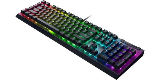 Clavier gamer RAZER BLACKWIDOW V4 X SWITCH JAUNE