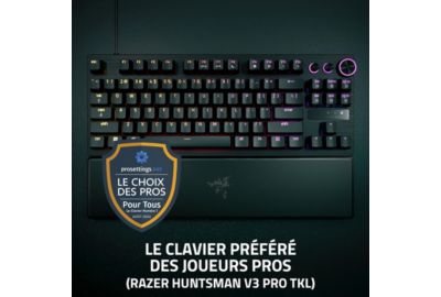 Clavier gamer RAZER Huntsman V3 Pro Tenkeyless Noir