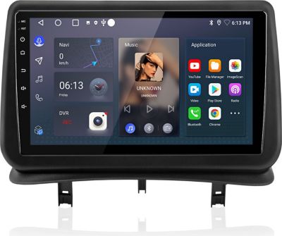 Autoradio connecté JUNSUN pour Renault Clio 3 2005-14 128G Carplay