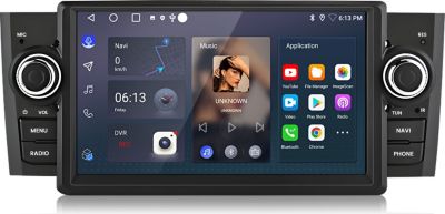 Autoradio connecté JUNSUN pour Grande Punto Linea 2007-12 Carplay