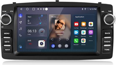Autoradio connecté JUNSUN pour Toyota Corolla E120/BYD F3 Carplay