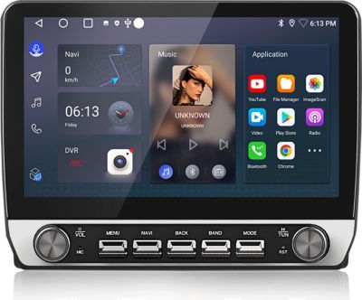 Autoradio connecté JUNSUN pour Audi A3 S3 2003-13 128G 10"Carplay