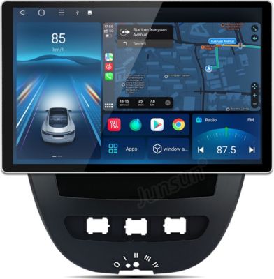 Autoradio connecté JUNSUN pour Peugeot 107 05-14 128G 13"Carplay