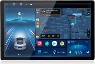 Autoradio connecté JUNSUN pour Peugeot 2008 2013-17 13.1"Carplay