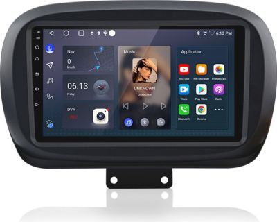 Autoradio connecté JUNSUN pour Fiat 500X 2014-2020 4+64G Carplay