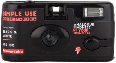 Appareil photo Compact LOMOGRAPHY Simple Use Noir et Blanc 400 ISO