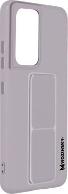 Coque WOZINSKY Samsung S21 Ultra Support Pliable gris
