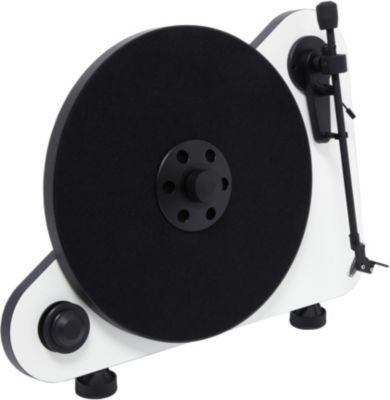 Platine vinyle PRO-JECT Vertical Turnatable E OM5 droitier blanc Platine vinyle PRO-JECT Vertical Turnatable E OM5 droitier blanc