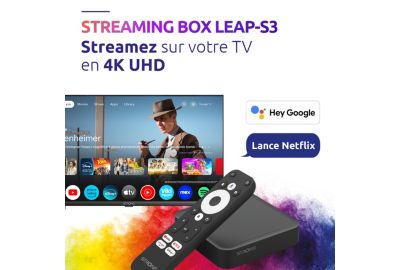 Passerelle multimédia STRONG LEAP-S3 Box Google TV 4K Chromecast