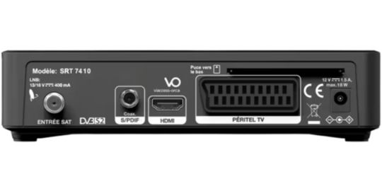 Décodeur TNT STRONG TNT SAT HD Numerique compatible 12V