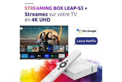 Passerelle multimédia STRONG LEAP-S3+ V2 Box Google TV 4K Chromecast