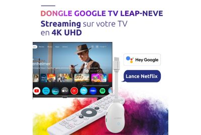 Passerelle multimédia STRONG LEAP-NEVE Stick Google TV 4K Chromecast