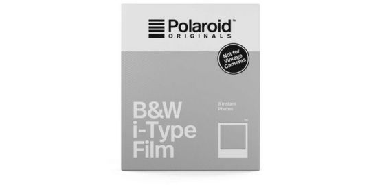 Papier photo instantané POLAROID Noir et Blanc Film iType (x8)
