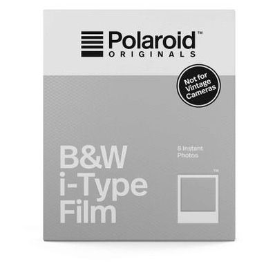 Papier photo instantané POLAROID Noir et Blanc Film iType (x8)