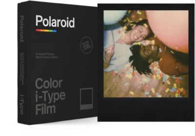 POLAROID Papier photo instantané Color film iType Black Frame (x8)