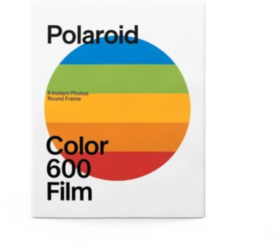 POLAROID Papier photo instantané Color film 600 Round Frame (x8)