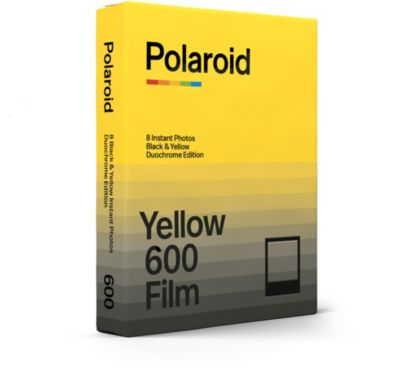 POLAROID Papier photo instantané 600 Black et Yellow (x8)