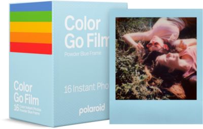 Papier photo instantané POLAROID Go flim double pack Powder Blue Frame