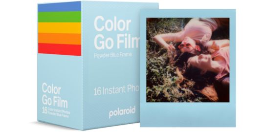 Papier photo instantané POLAROID Go flim double pack Powder Blue Frame